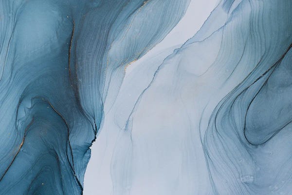 Alcohol Ink: Glacier by Monet & Manet Art Studio