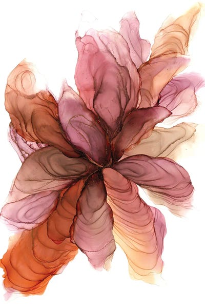Alcohol Ink: Ginger Flower by Monet & Manet Art Studio