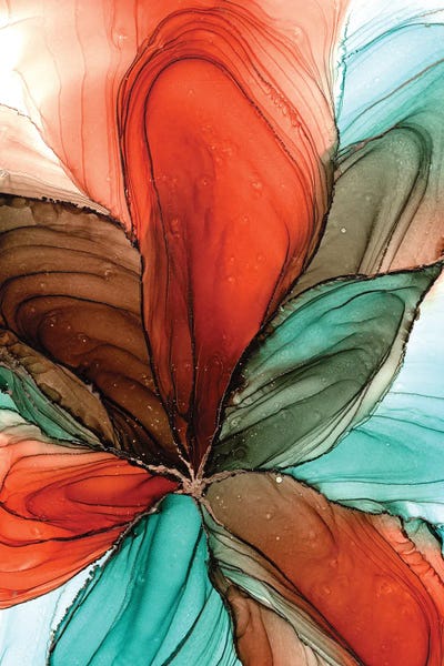 Alcohol Ink: Mahogany by Monet & Manet Art Studio