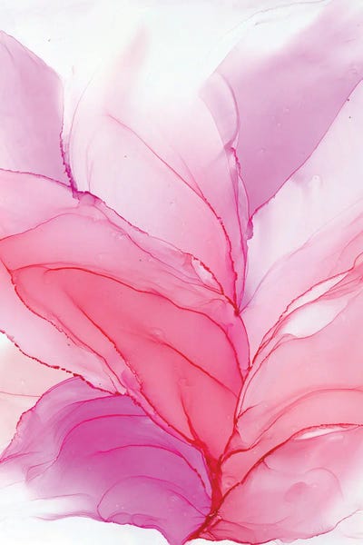 Alcohol Ink: Pink Bloom by Monet & Manet Art Studio