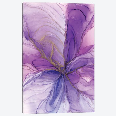 Purple Flower Canvas Print #OAA67} by Monet & Manet Art Studio Canvas Print