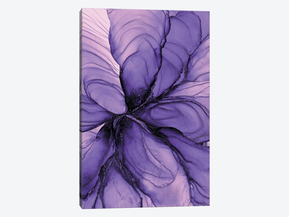 Purple Flower II by Monet & Manet Art Studio 1-piece Canvas Art Print