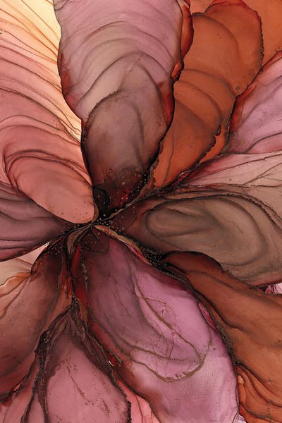 Alcohol Ink: Ginger Flower II by Monet & Manet Art Studio