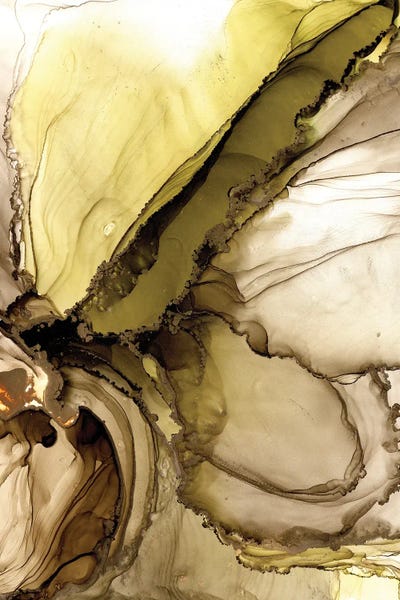 Alcohol Ink: Olive V by Monet & Manet Art Studio