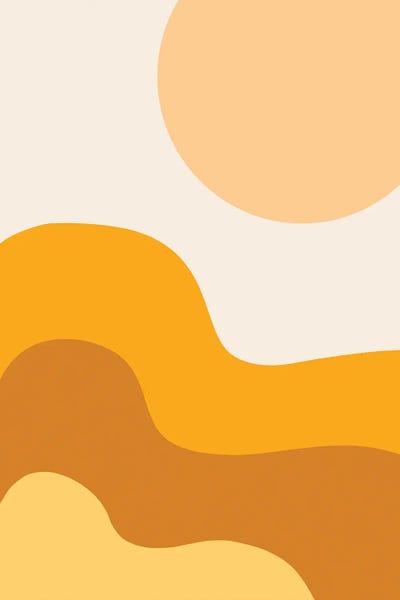 Minimalist Rooms: Sun Dunes I by The Old Art Studio