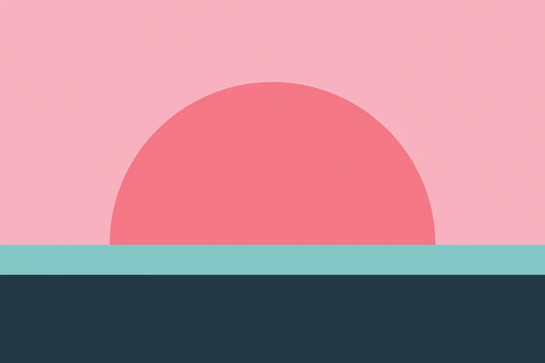 Minimalist Rooms: Sunseeker IV by The Old Art Studio