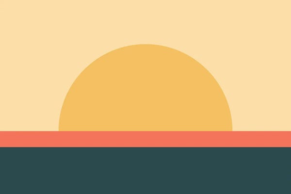 Minimalist Rooms: Sunseeker VI by The Old Art Studio