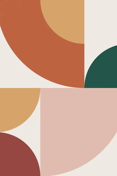 '70s Aesthetic: Abstract Geometric XIII by The Old Art Studio