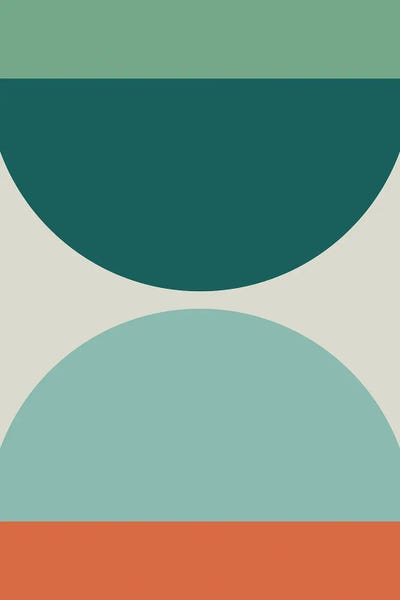 Abstract Geometric XX by The Old Art Studio canvas print