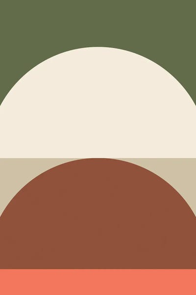 Abstract Geometric IC by The Old Art Studio framed canvas print