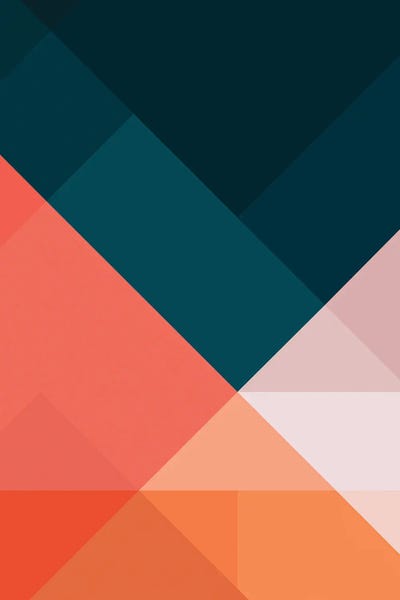 Geometric XVIIVIII by The Old Art Studio canvas print