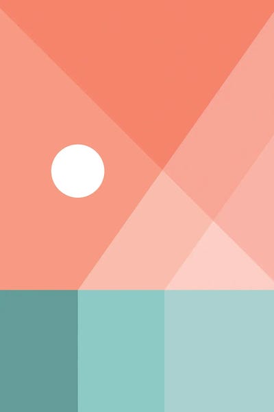 Shape Up: Geometric Landscape XII by The Old Art Studio