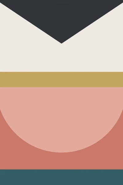 Maximalist Geometric III by The Old Art Studio canvas print