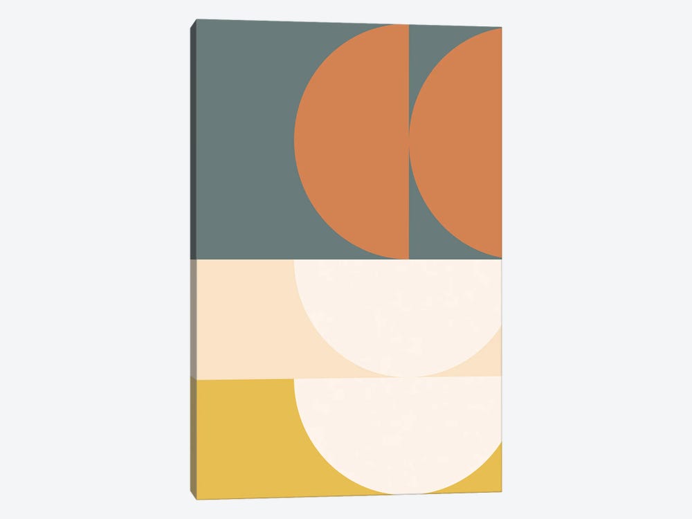 Abstract Geometric II by The Old Art Studio 1-piece Canvas Wall Art