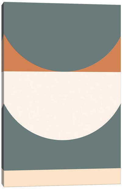 Abstract Geometric III Canvas Art Print - '70s Aesthetic