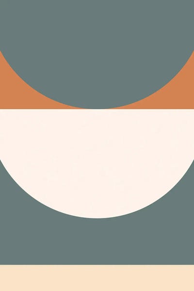 '70s Aesthetic: Abstract Geometric III by The Old Art Studio