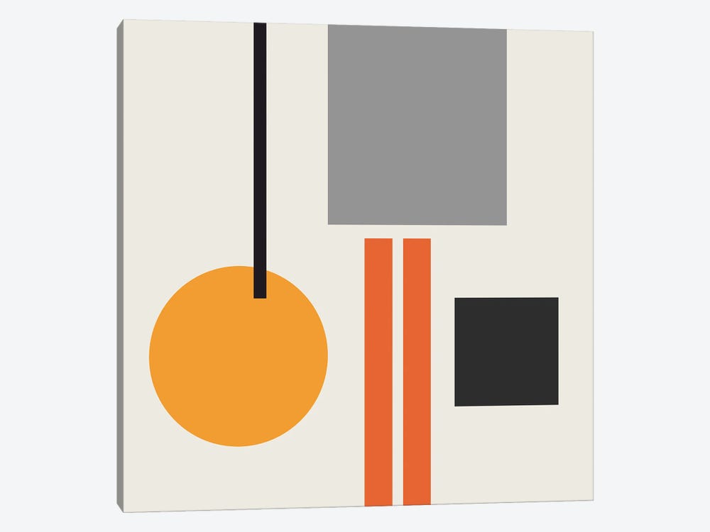 Mid Century V by The Old Art Studio 1-piece Canvas Print