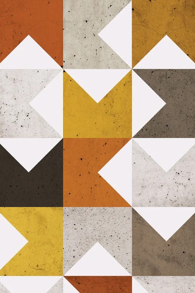 Modern Geometric XXI by The Old Art Studio canvas print