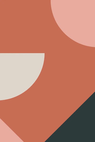 Orbit III Modern Geometric by The Old Art Studio canvas print