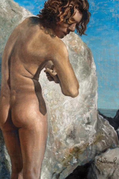 The Hide And Seek In The Rocks by Oleksandr Balbyshev acrylic art print