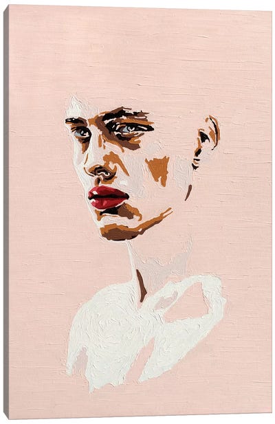 The Pink Boy I Canvas Art Print - Oleksandr Balbyshev
