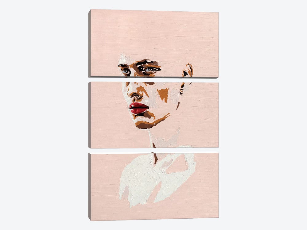 The Pink Boy I by Oleksandr Balbyshev 3-piece Canvas Print