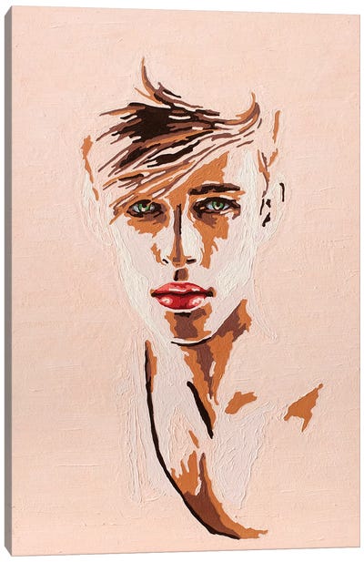 The Pink Boy II Canvas Art Print - Oleksandr Balbyshev