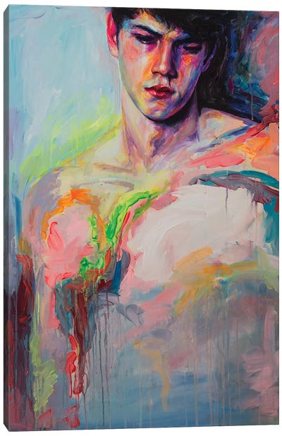 The Sad Boy I Canvas Art Print - Oleksandr Balbyshev