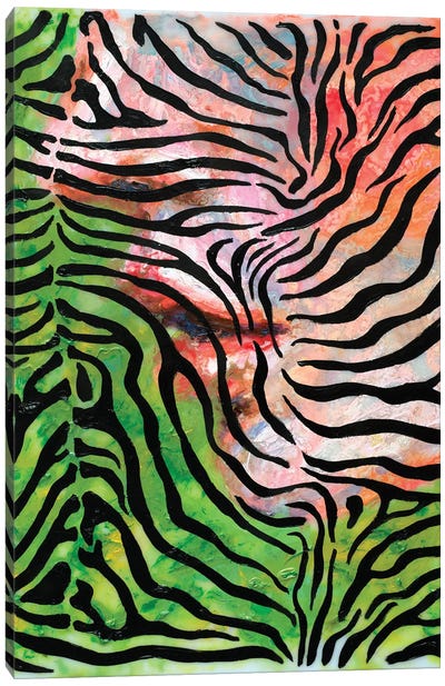 Zebra Canvas Art Print - Oleksandr Balbyshev