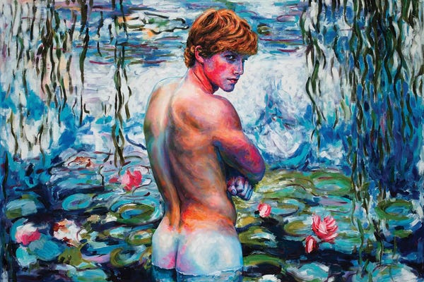 Lilies: Cold Water by Oleksandr Balbyshev