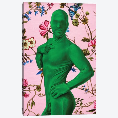 Green Man Canvas Print #OBA131} by Oleksandr Balbyshev Canvas Print