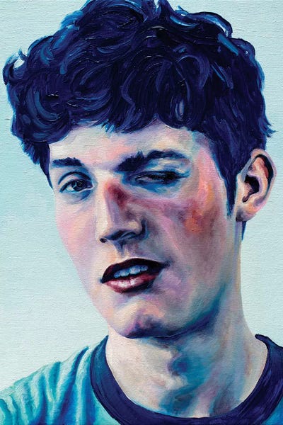 Blue Hair Boy by Oleksandr Balbyshev acrylic art print