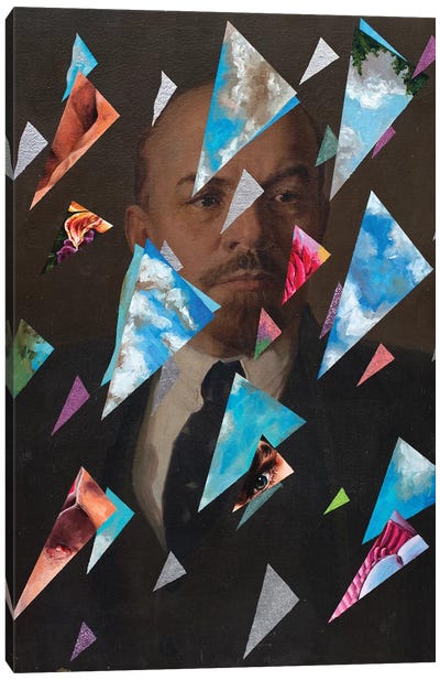 Shards Canvas Art Print - Vladimir Lenin