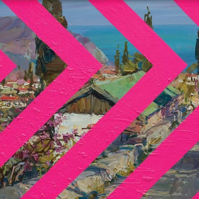 Wrong Turn by Oleksandr Balbyshev framed canvas print