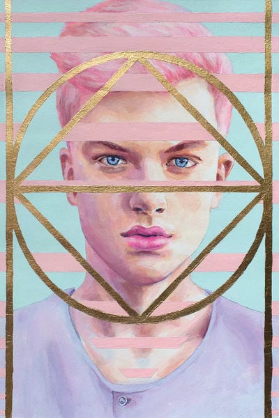 Kaleidoscopic Figures: Gold Pacheco's Circle by Oleksandr Balbyshev