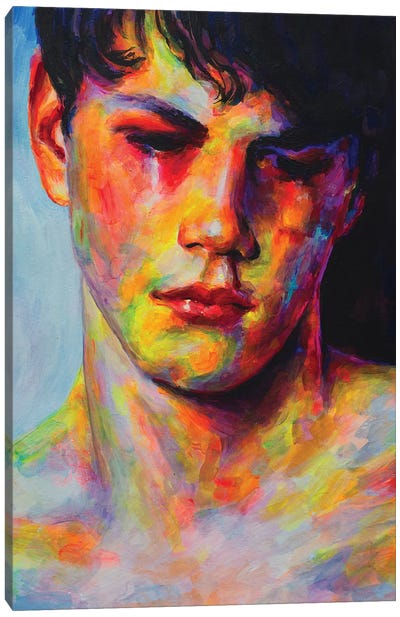 Sad Face Canvas Art Print - Oleksandr Balbyshev