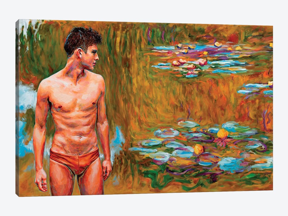 Let's Swim by Oleksandr Balbyshev 1-piece Art Print