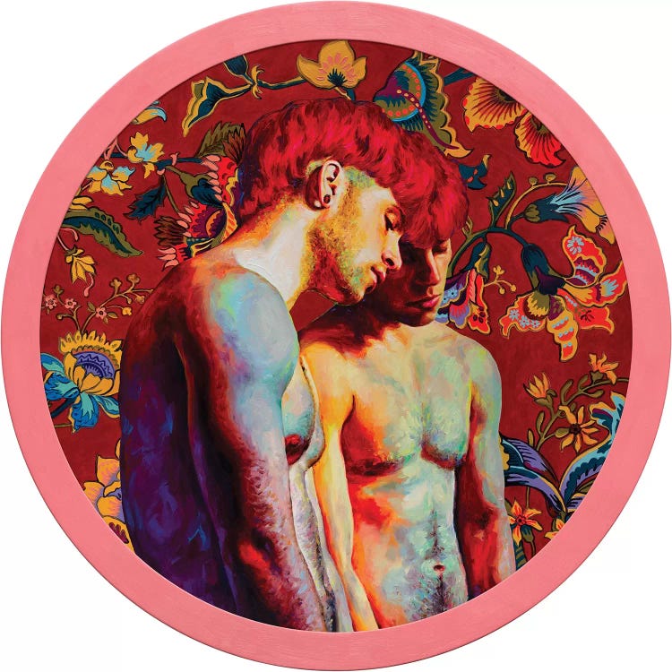 Red Twins by Oleksandr Balbyshev wall art
