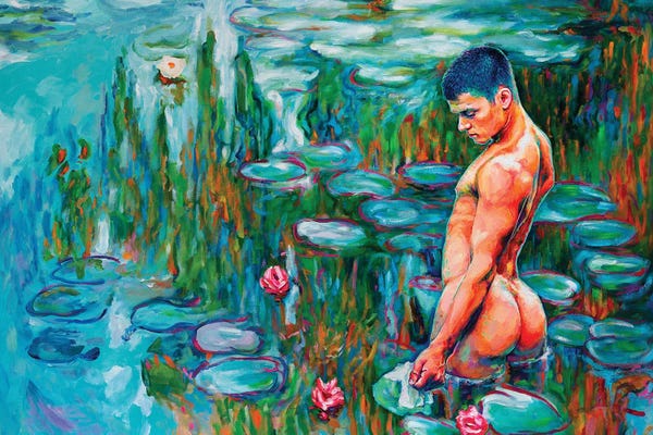 Lilies: Let's Swim Naked! by Oleksandr Balbyshev
