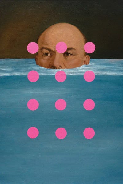 Polka Dot: Submerged Lenin by Oleksandr Balbyshev