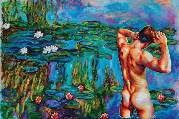 Lilies: Skinny Dipping Sunday by Oleksandr Balbyshev