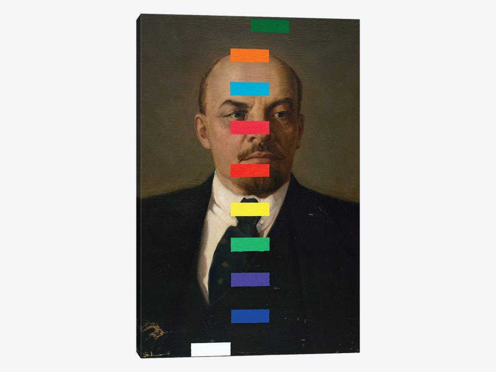 Lenin With A Color Test by Oleksandr Balbyshev 1-piece Canvas Art