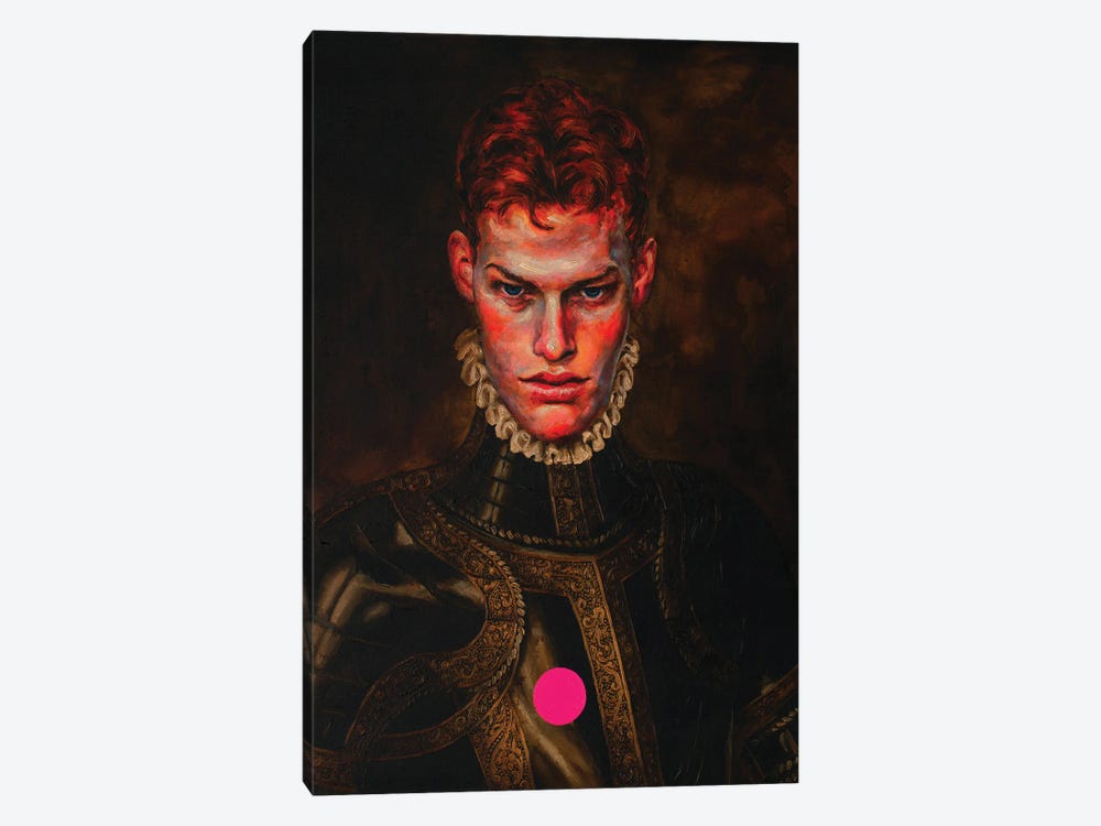 Portrait Of A Young Knight 1-piece Canvas Print