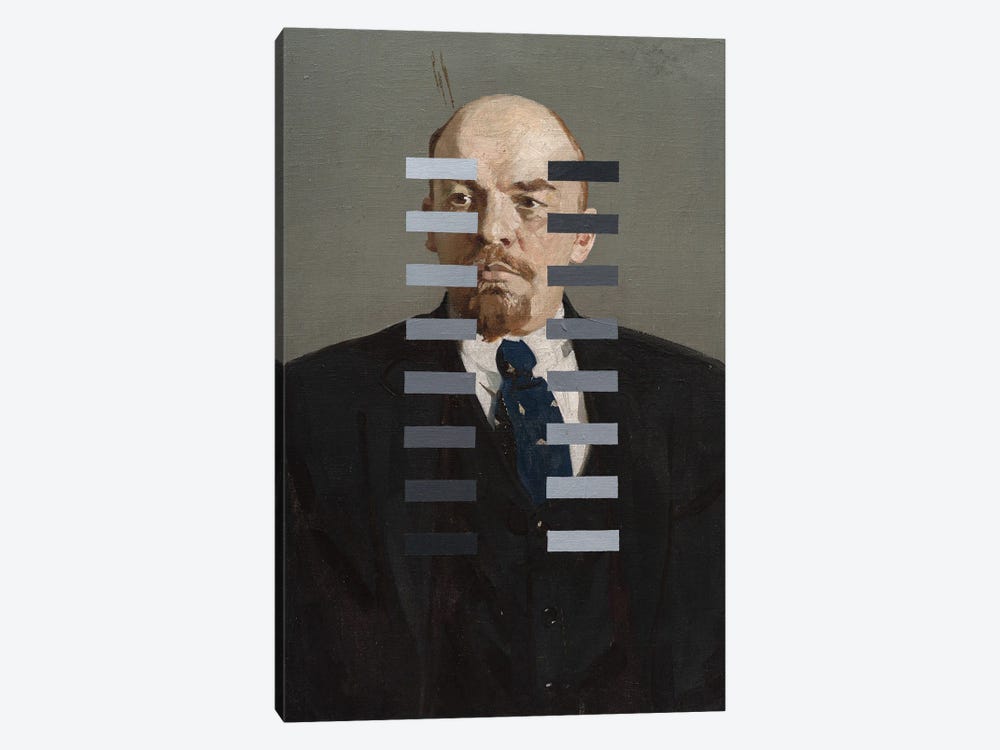 Recalibration Of Lenin by Oleksandr Balbyshev 1-piece Canvas Art Print