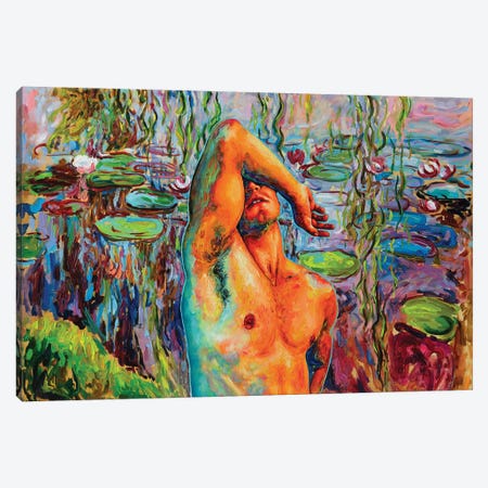 Hot Day At The Lily Pond Canvas Print #OBA229} by Oleksandr Balbyshev Canvas Print