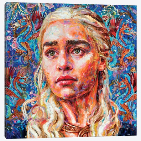 Daenerys Canvas Print #OBA22} by Oleksandr Balbyshev Canvas Art