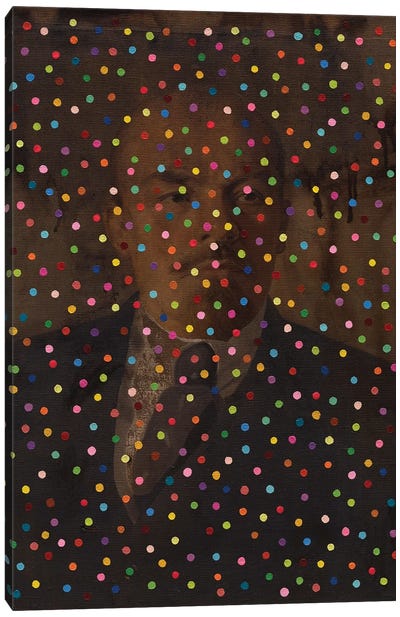 Confetti II Canvas Art Print - Polka Dot Patterns