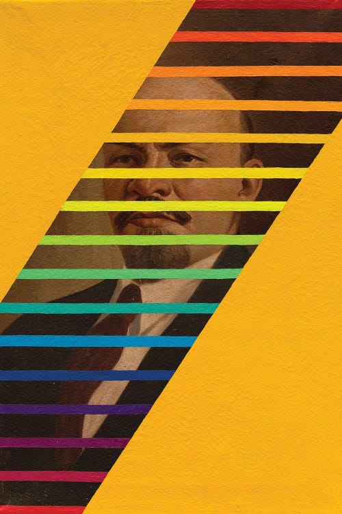 Lenin Behind The Grille