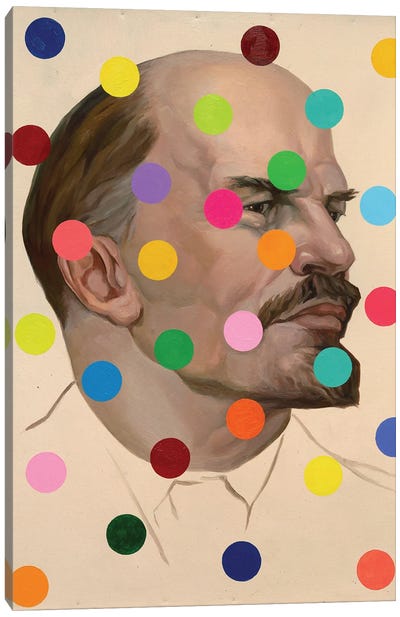 Before The War Began Canvas Art Print - Vladimir Lenin