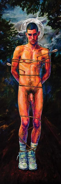 LGBTQ+ Artists: Saint Sebastian by Oleksandr Balbyshev